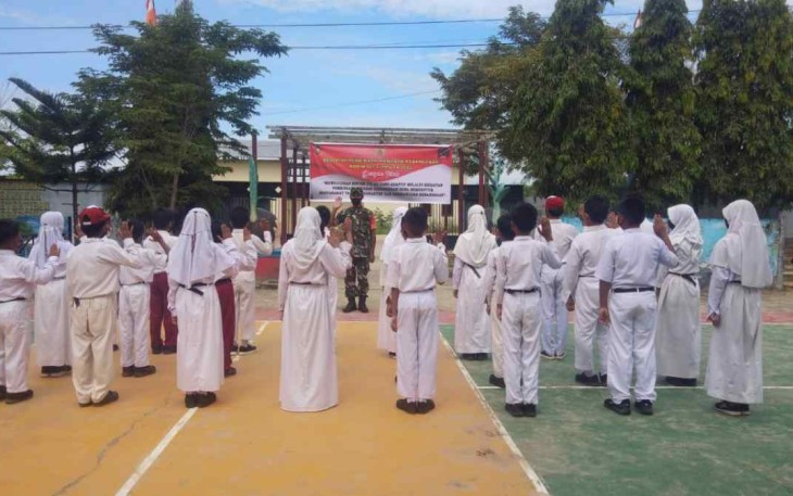 Babinsa Koramil Penajam Siapkan Kampung Pancasila