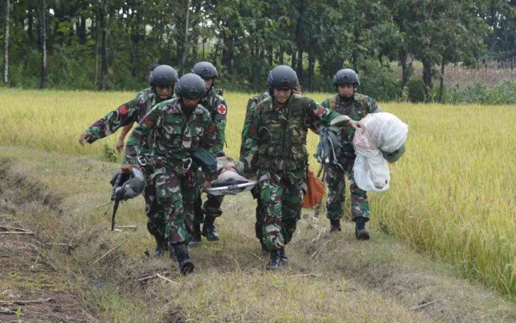 Latihan Search and Rescue Elang Gesit 2022 
