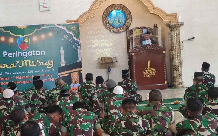 Hikmah Isra Mi’raj dalam Kehidupan Prajurit TNI di Lanud Abdulrachman Saleh