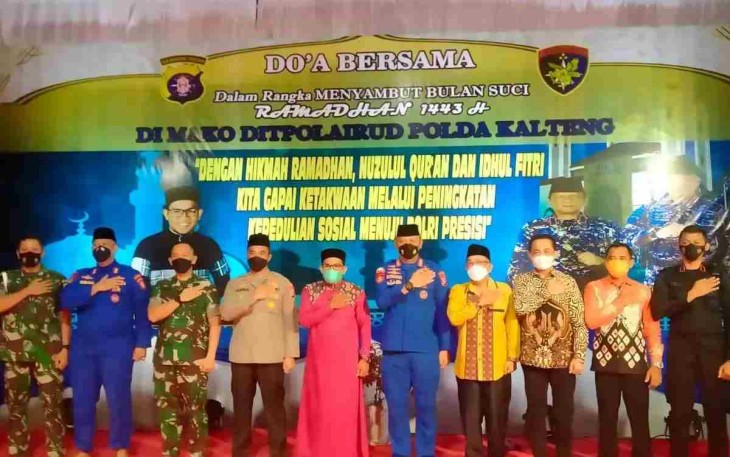 Sambut Bulan Suci Ramadhan, Dandim 1015/Sampit Hadiri Doa Bersama