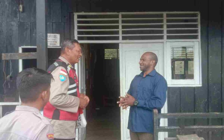 Jalin Silaturahmi Tokoh Agama Kampung Okpol, Ini Penyampaian Satgas Binmas