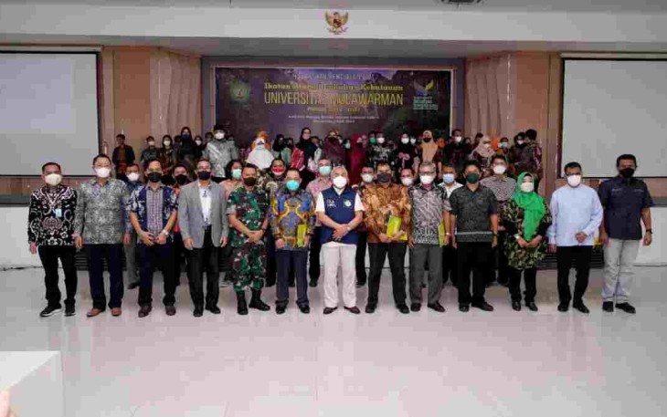 Danrem 091/ASN Beri Ucapan Selamat Pelantikan Pengurus Pusat Ika Fahutan Unmul Periode 2022 - 2027 