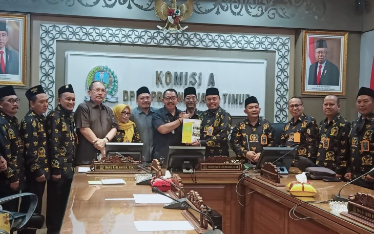 PABPDSI Jawa Timur saat audiensi dengan Komisi A DPRD Jatim