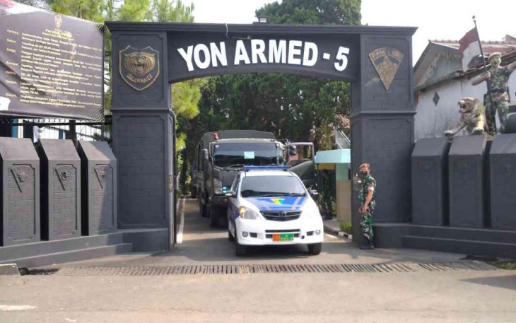 Yonarmed 5/105 Tarik Siap Amankan Perbatasan RI Malaysia