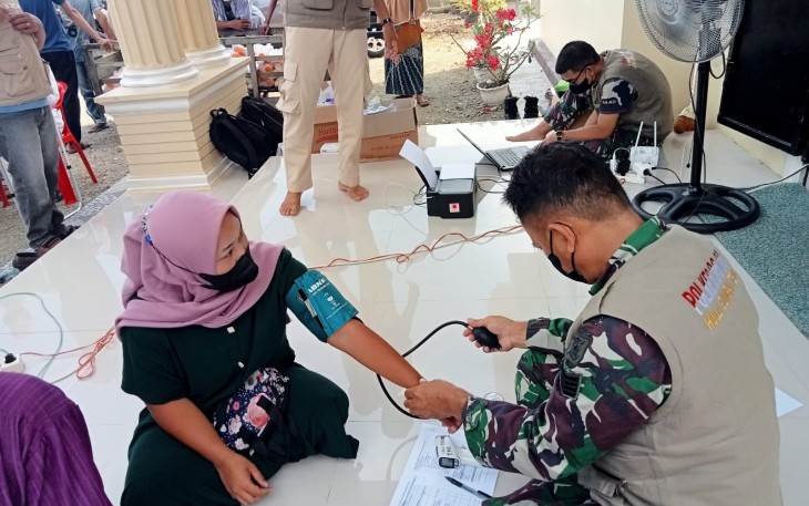 Vaksinasi yang diikuti masyarakat Hulu Sungai Tengah