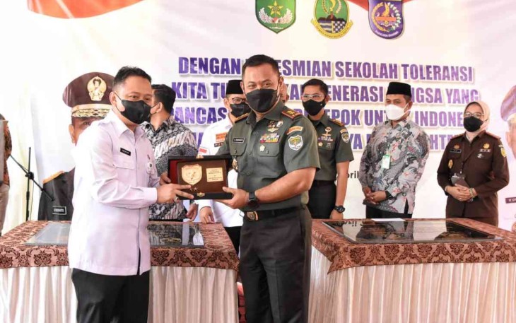 Resmikan Sekolah Toleransi SMA 1 Depok