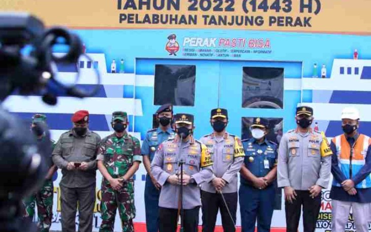 Transportasi laut alternatif kurangi kemacetan arus mudik. Kamis (28/4/2022)