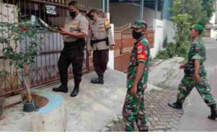 Patroli rumah warga mudik lebaran. Minggu (01/05/2022)