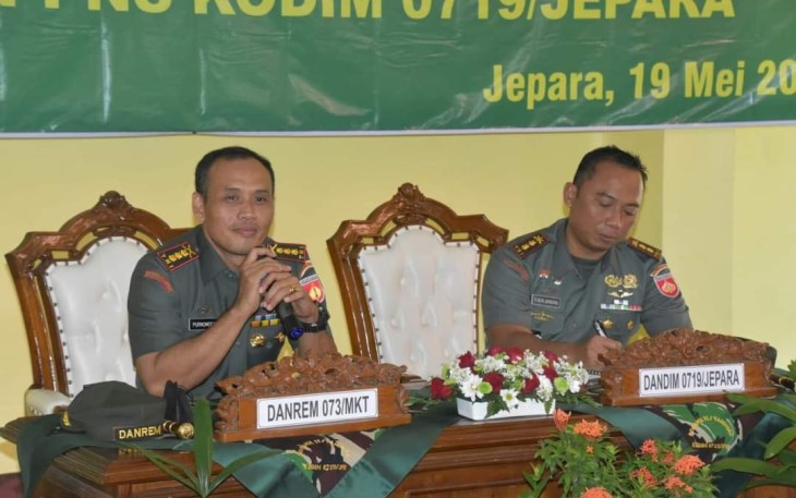 Kunker Danrem 073/Mkt di Kodim 0719/Jepara