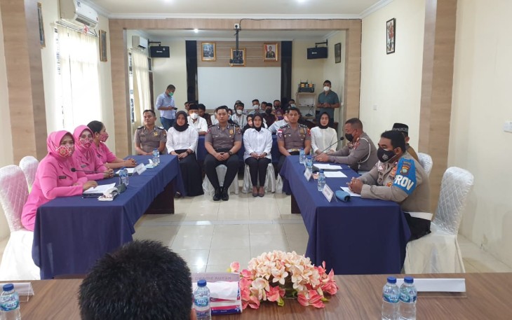 Sidang Badan Pembantu Penasehat Perkawinan Perceraian dan Rujuk (BP4R) Polres Bintan, Selasa (24/5/2022).