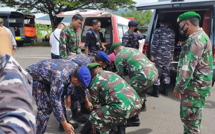Foto saat personil gabungan dalam kegiatan Simulasi Latgulben Lantamal VIII Manado tahun 2022