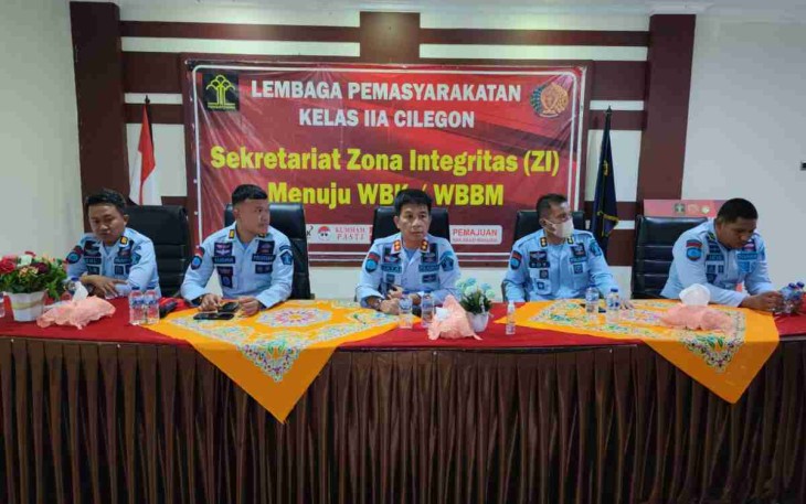 Materi penguatan fungsi tugas dan pengamanan di Lapas Kelas II A Cilegon
