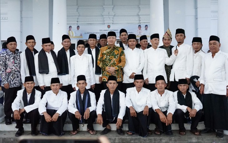 Pelantikan kepengurusan IKA-SeMaKu (Seluma-Manna-Kaur) kabupaten Kepahiang, Jumat (27/5/2022).