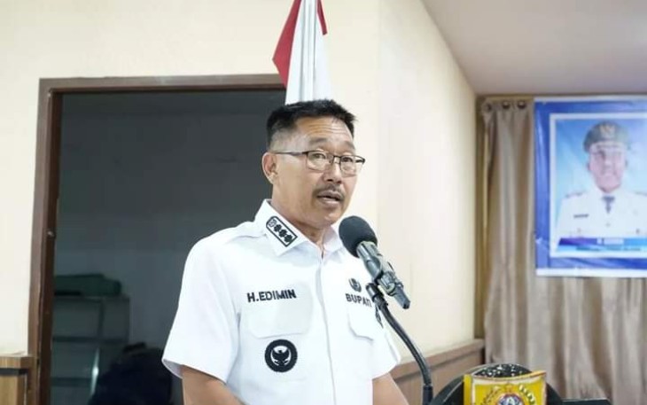 Bupati Labuhanbatu Selatan, H Edimin