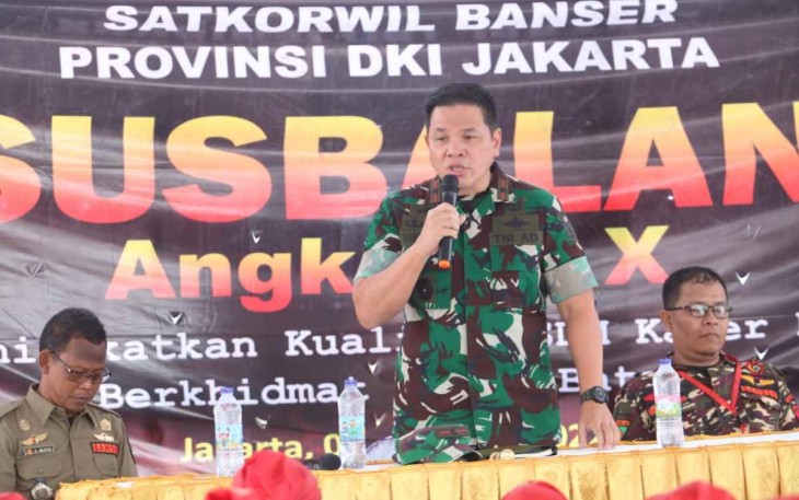 Danrem saat memberikan Wasbang generasi Banser