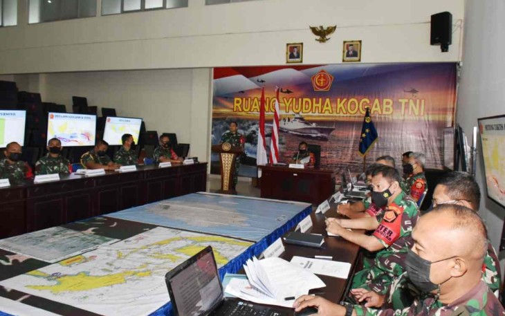 Latihan Posko peserta Latopsduk TNI AL tahun 2022