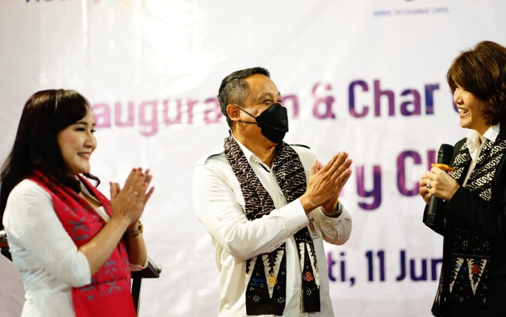 Wabup Safin diangkat menjadi anggota kehormatan Rotary Club 