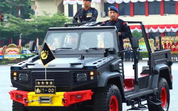 Kapolri saat di Mako Brimob Kelapa Dua Depok