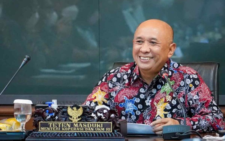 Menteri Teten saat rakor usulan perubahan peraturan menteri perdagangan no 50 tahun 2020