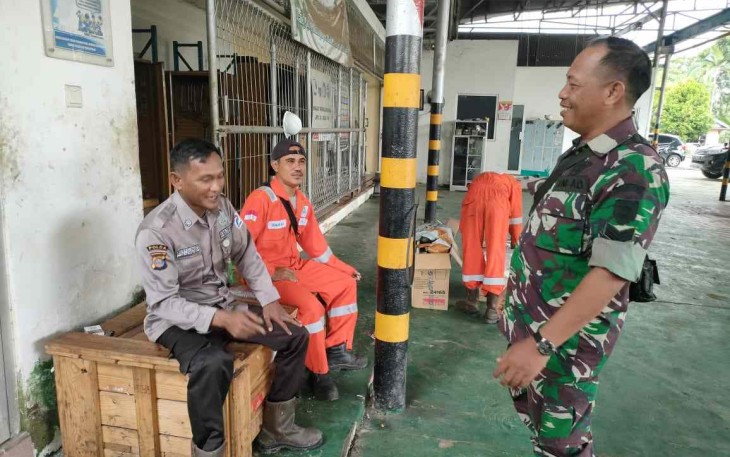 Serka Mulkan sosialisasikan keamanan kepada security PT Pertamina 