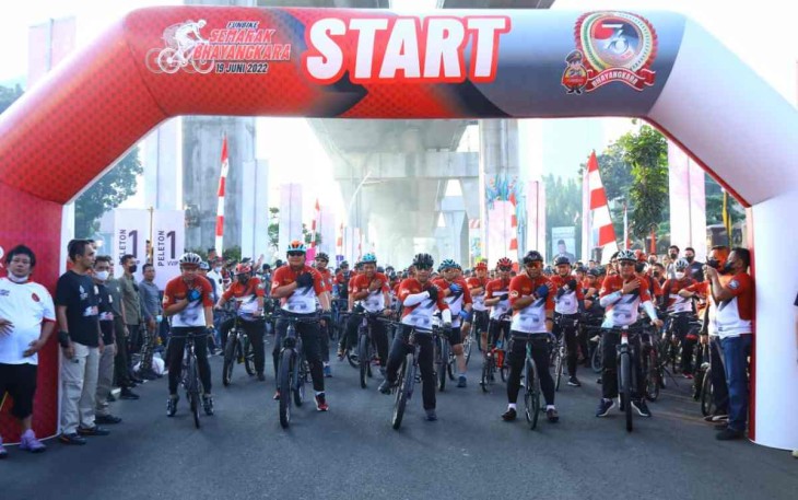 Fun Bike peringati Hari Bhayangkara Ke-76 
