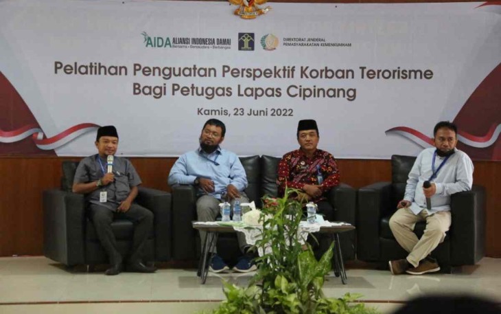 Pelatihan petugas lapas pahami perspektif korban terorisme di Lapas Kelas I Cipinang Jakarta 