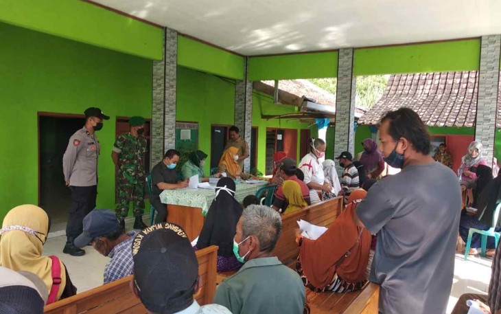 Pendampingan warga binaan pengambilan BLT DD