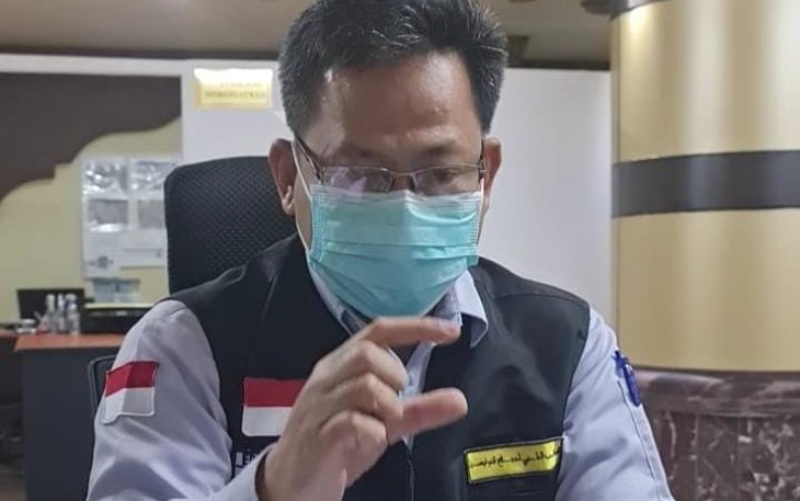 dr Edi Supriyatna saat memberikan keterangan himbauan untuk jamaah haji di Mekkah 