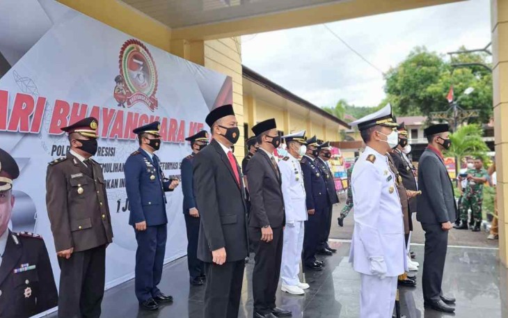 Peringatan HUT Bhayangkara Ke-76 di Sabang