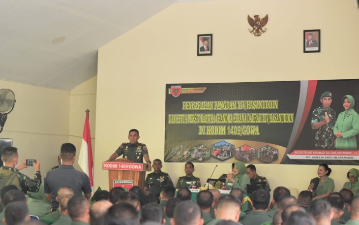 Pangdam Hasanuddin kunjungi Kodim 1409/Gowa