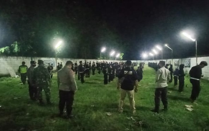 Pengamanan ujian pencak silat PSHT