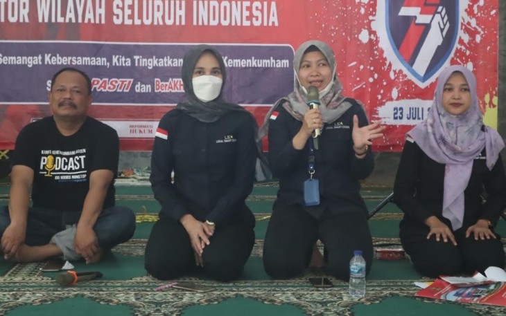 Penyuluhan hukum menyapa warga di desa Umbul Tanjung