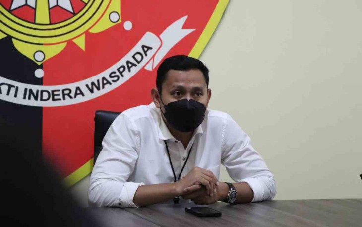 Kasatreskrim Polresta Banyumas Kompol Agus Supriyadi saat memberikan keterangan pers 