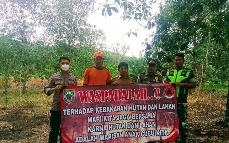 Patroli Karhutla tim posko siaga kabupaten Balangan