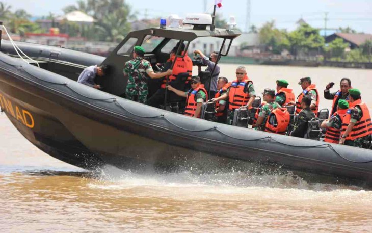 Kapal Motor Cepat RIB dukungan Kemenhan 