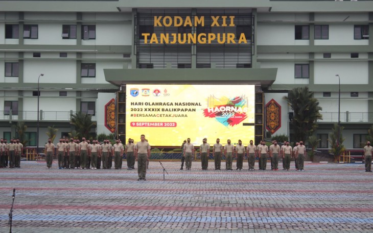Peringatan Haornas di Kodam XII/TPR