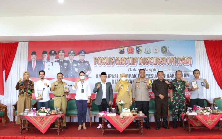 Polres Demak bersama Forkopimda saat menggelar FDG