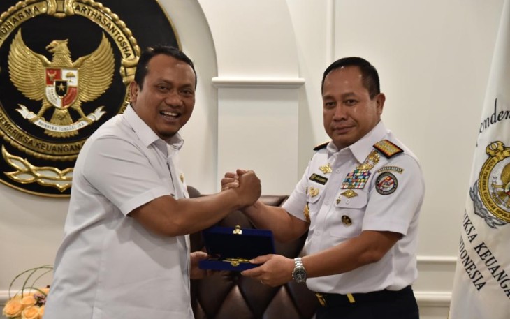Pertemuan Kepala Bakamla RI dengan  Ketua 1 BPK RI