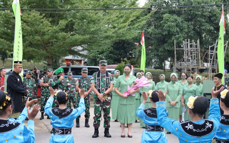 Kunjungan Pangdam XII/Tpr di Kodim 1204/Sgu