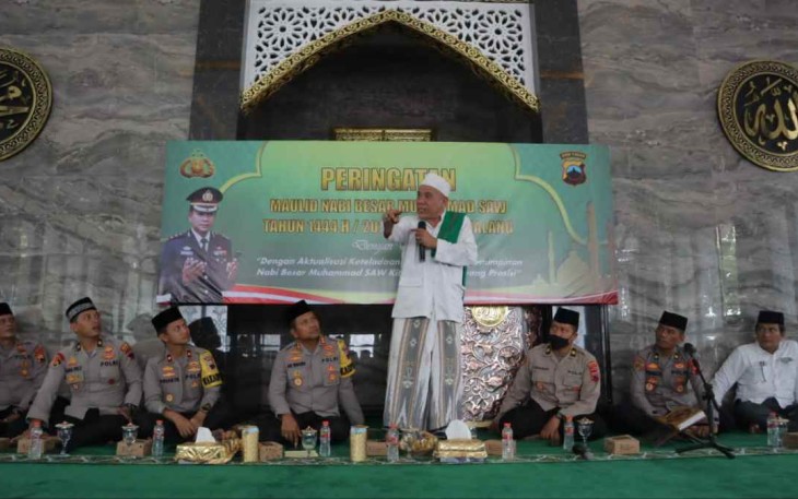 Maulid Nabi Muhammad SAW 1444 H di Polres Pemalang, Sabtu (8/10)