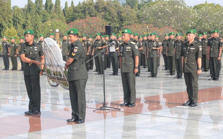 Ziarah dalam rangka HUT Ke 77 Zeni TNI AD 