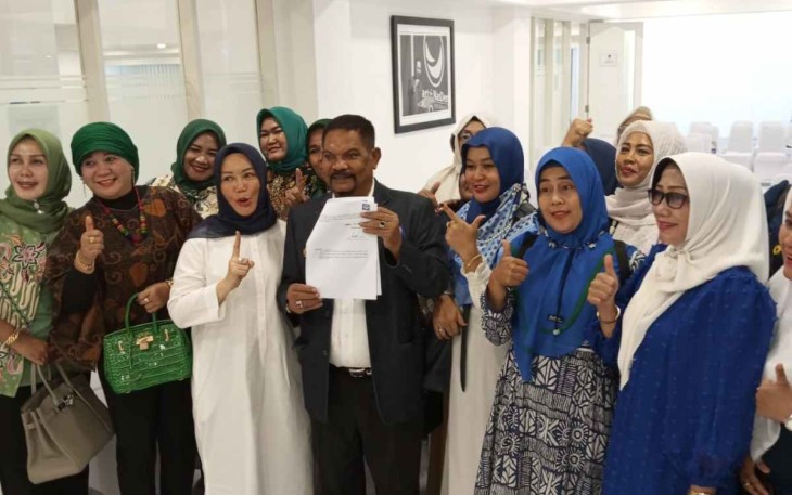 Resmi caleg partai NasDem, Jum'at (14/10)