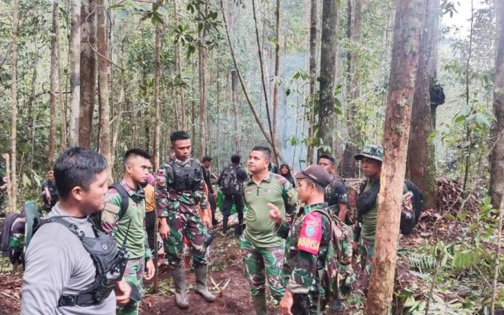 Pencarian warga hilang di hutan perbatasan 