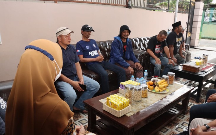 Takziah ke rumah duka Aipda Anumerta Andik Purwanto