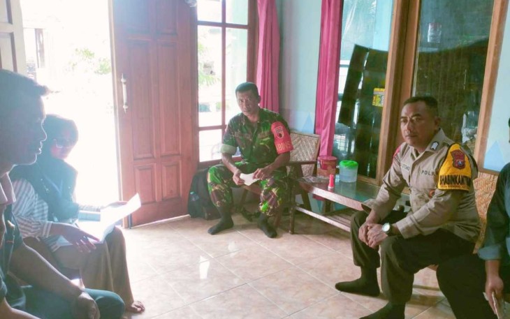 Komsos bersama warga binaan 