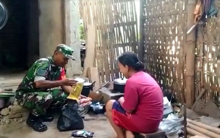 Program Babinsa Masuk Dapur Kodim 0802/Ponorogo 