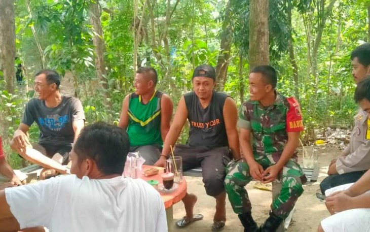 Komsos bersama warga binaan