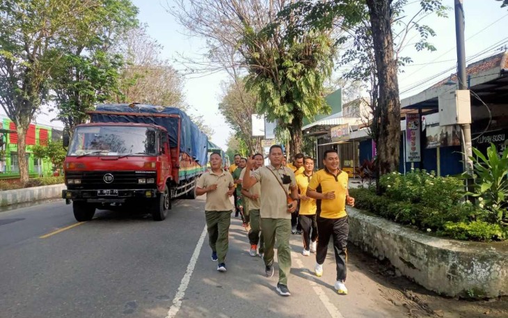 Olahraga bersama instansi terkait di wilayah 