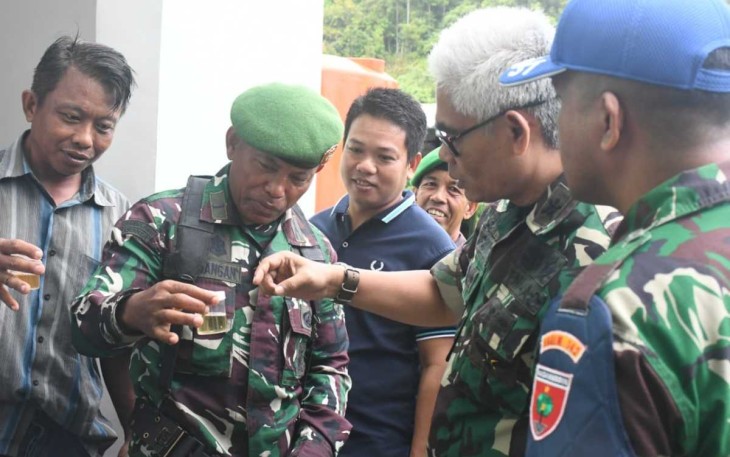 Sidak cek urine prajurit Korem 152/Tatag