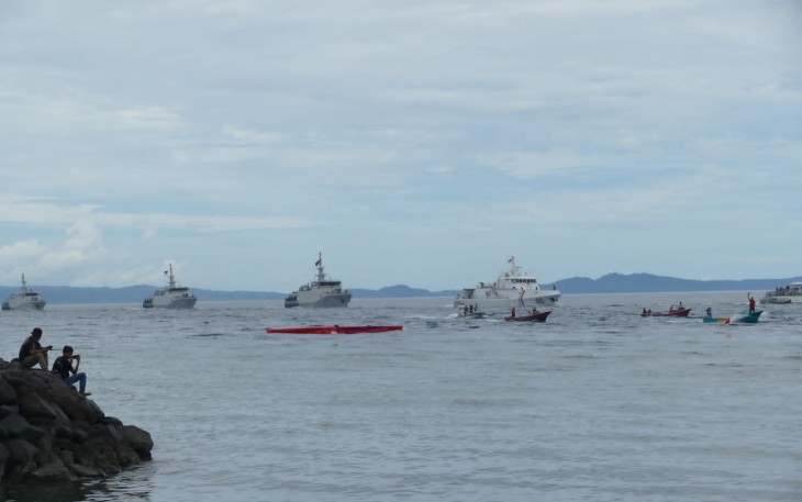 Gladi Sailing Pass 12 KRI ajang Sail Tidore 2022